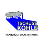 Logo Tschüss Kohle Schriftzug unten CMYK